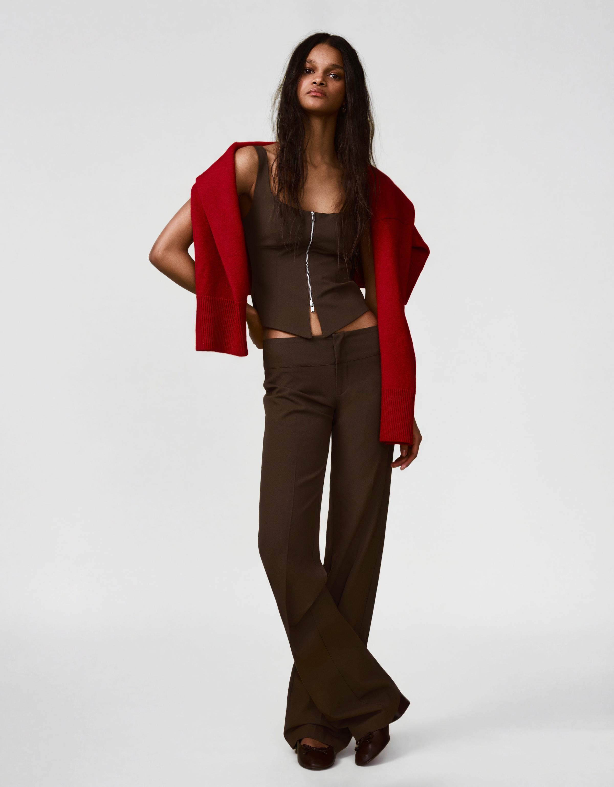 Düşük bel kuşaklı pantolon - Görsel 67