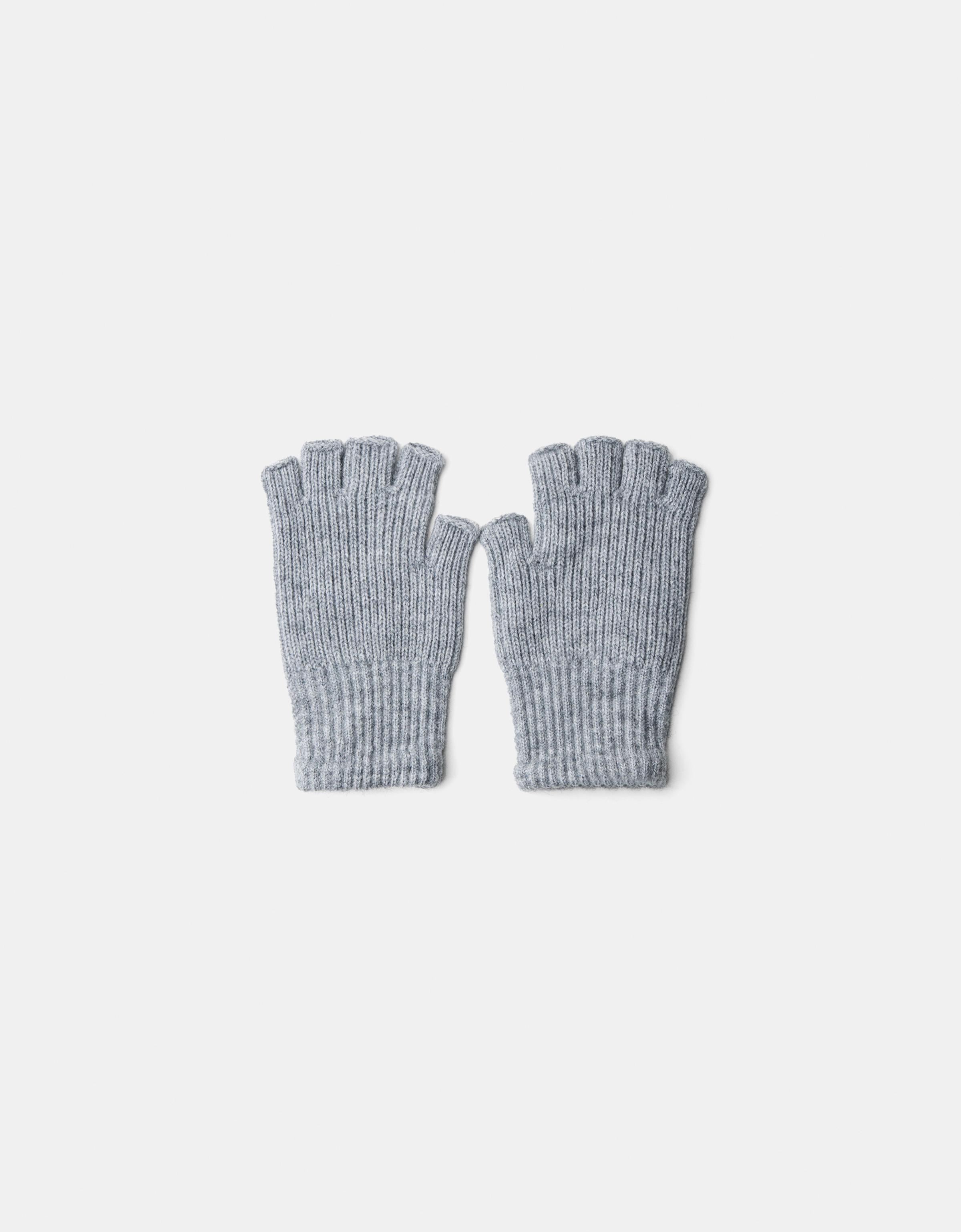 Bershka Lange Handschuhe Herren Grau