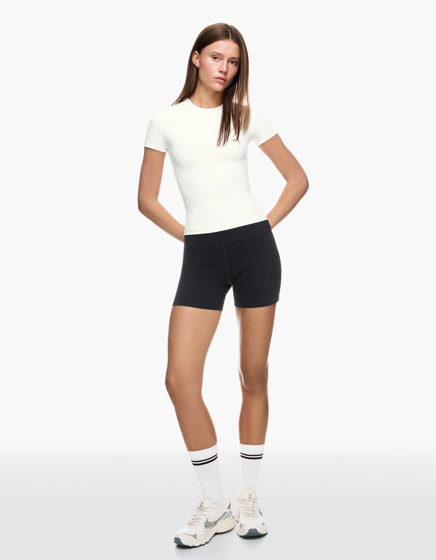 Quick-dry & breathable short sleeve T-shirt-White