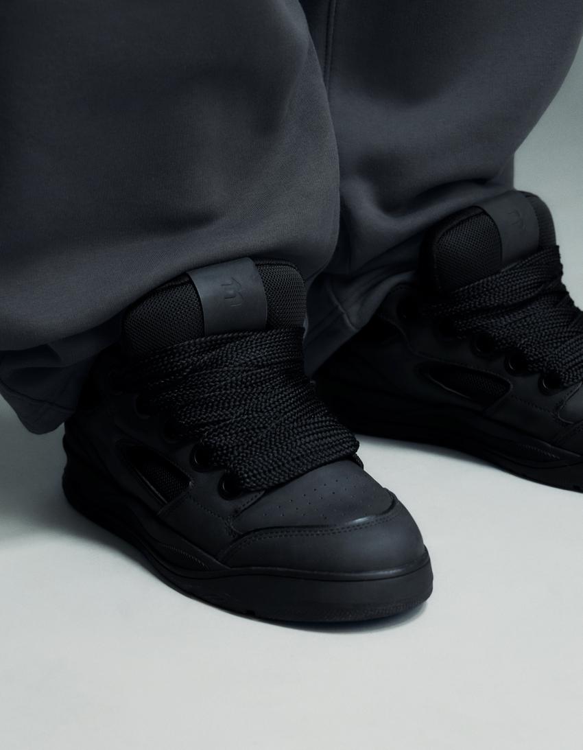 Adidași voluminoși skate-Negru