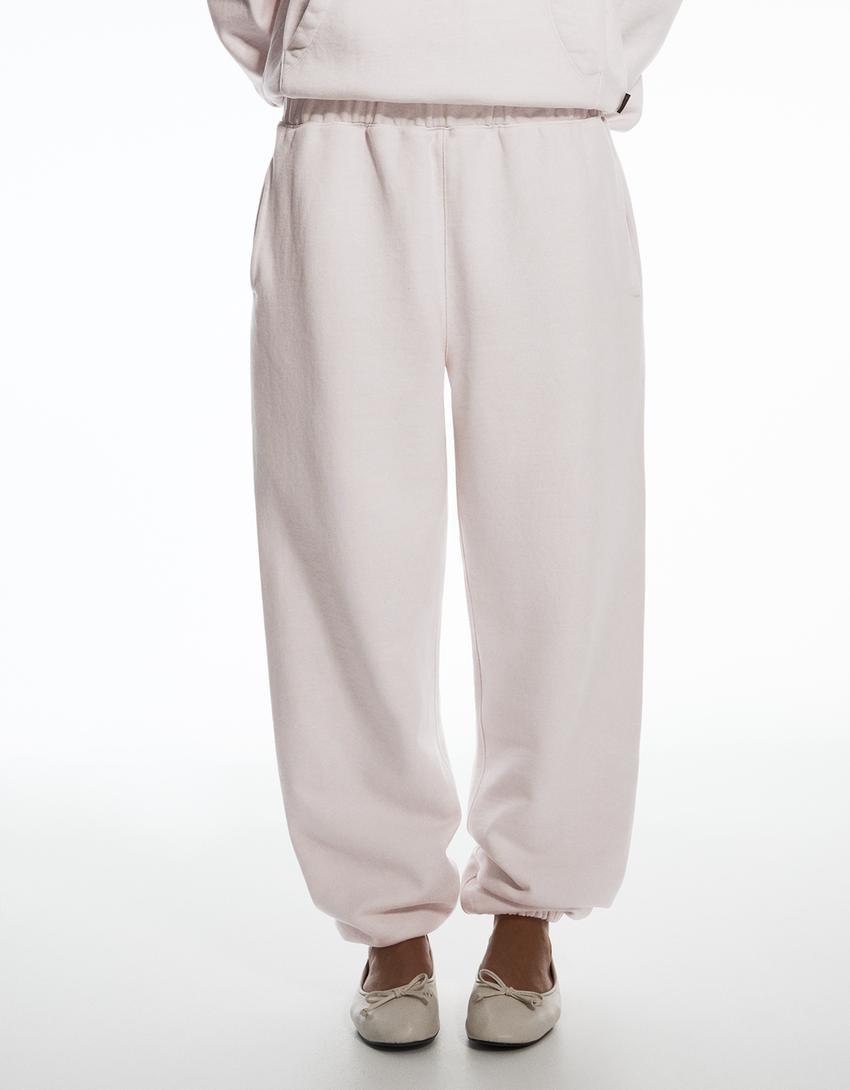 Pantalon jogger fit ARIES X BERSHKA-Rose