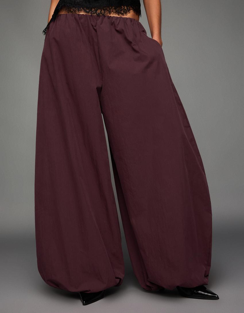 Bloomer trousers-Maroon