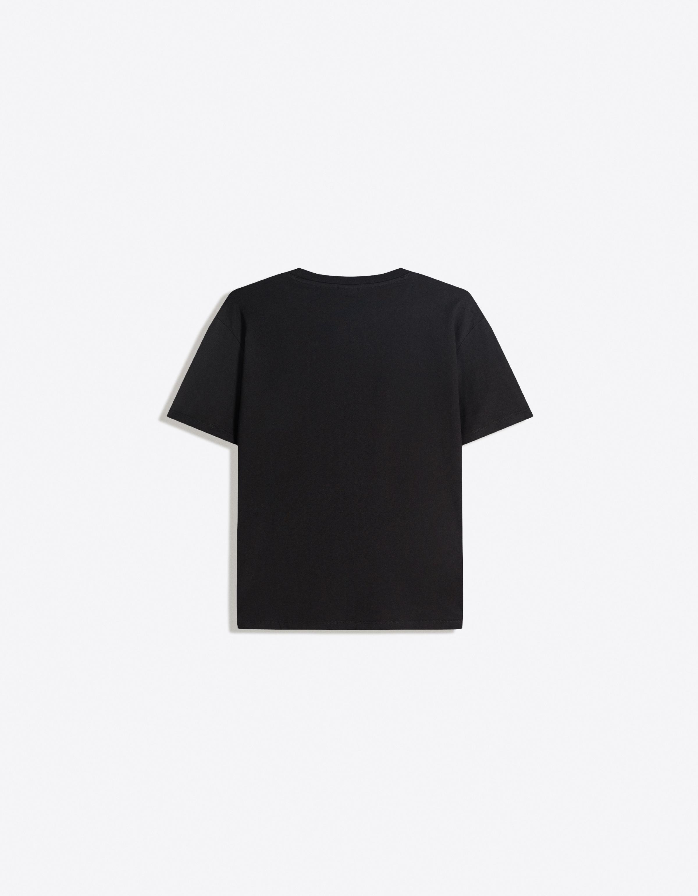 Regular fit T-shirt — Black