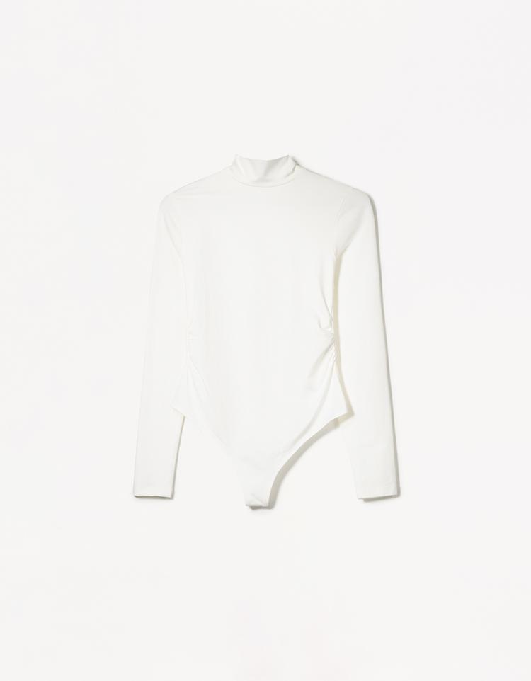Long sleeve high neck bodysuit