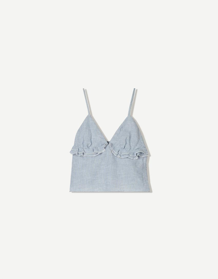 Ensemble top et short rustique-Marine-4
