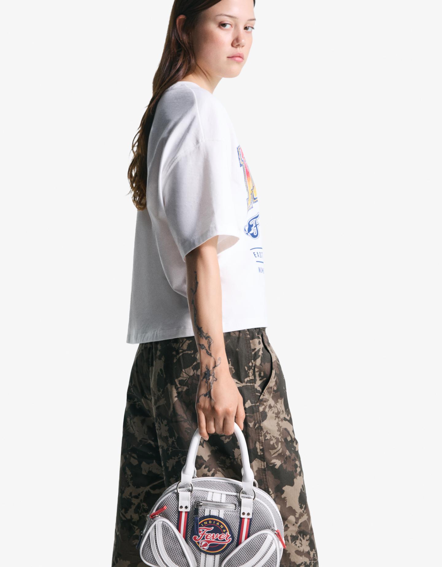 Bershka torba bowlingowa wnba szary