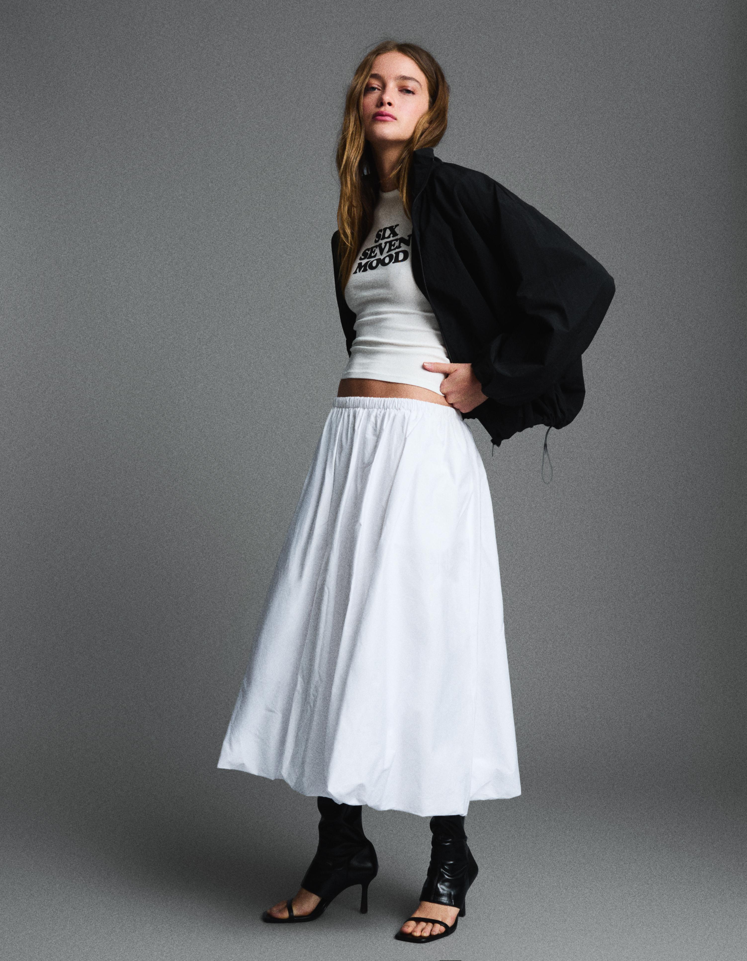 Balon midi etek - Görsel 44