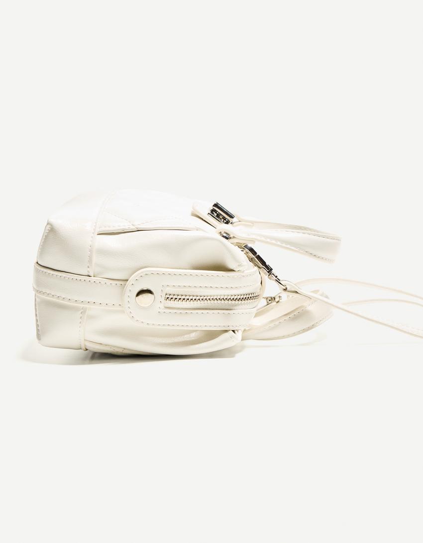 Mini-sac matelassé-Blanc-2