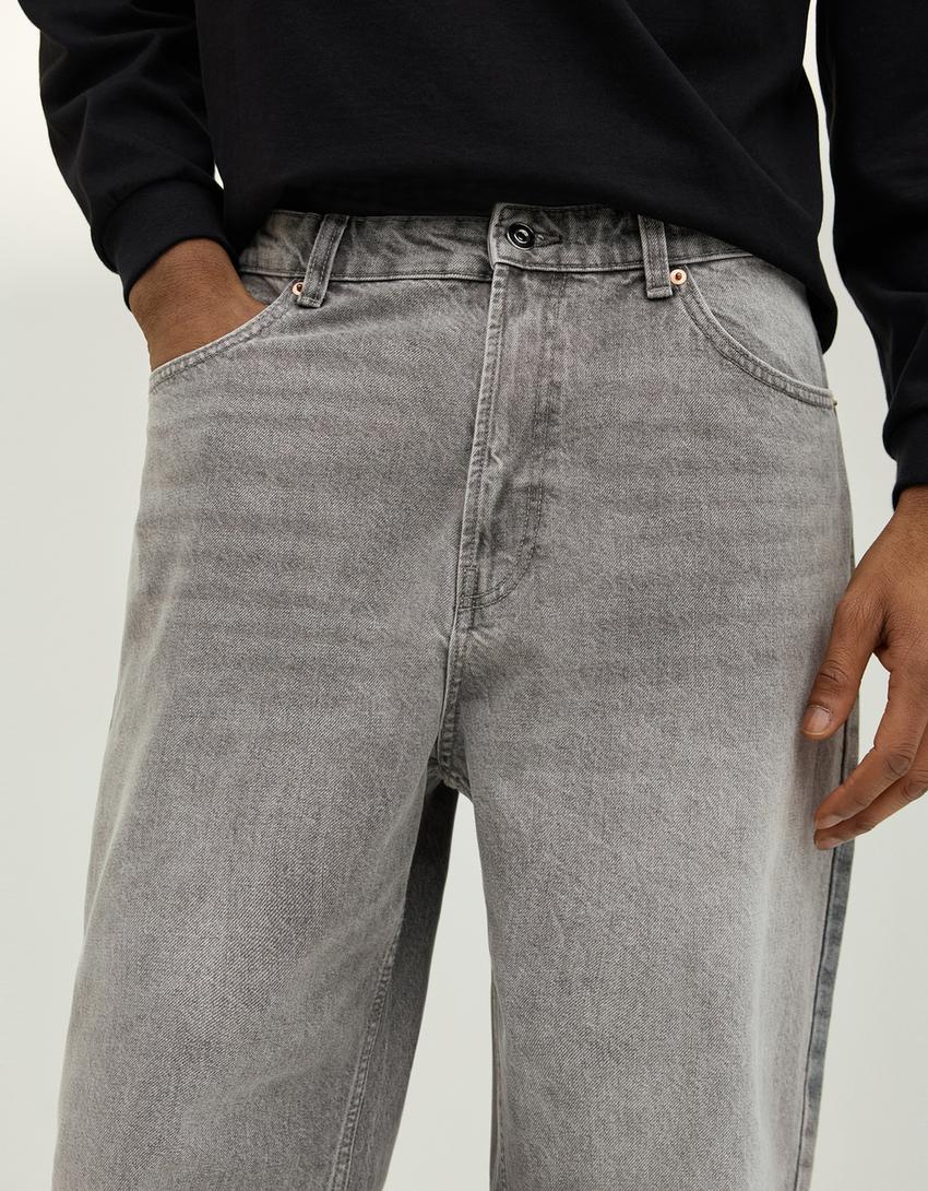 Baggy jeans-Grey