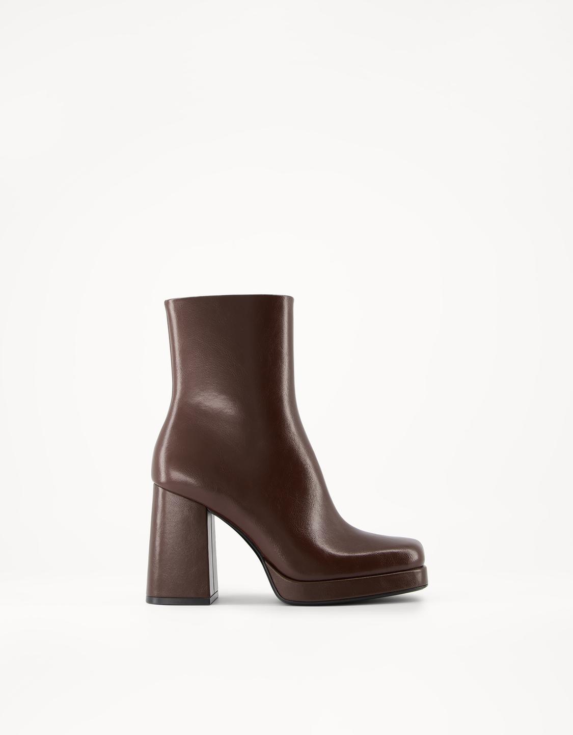 Plateau-Stiefeletten mit Absatz