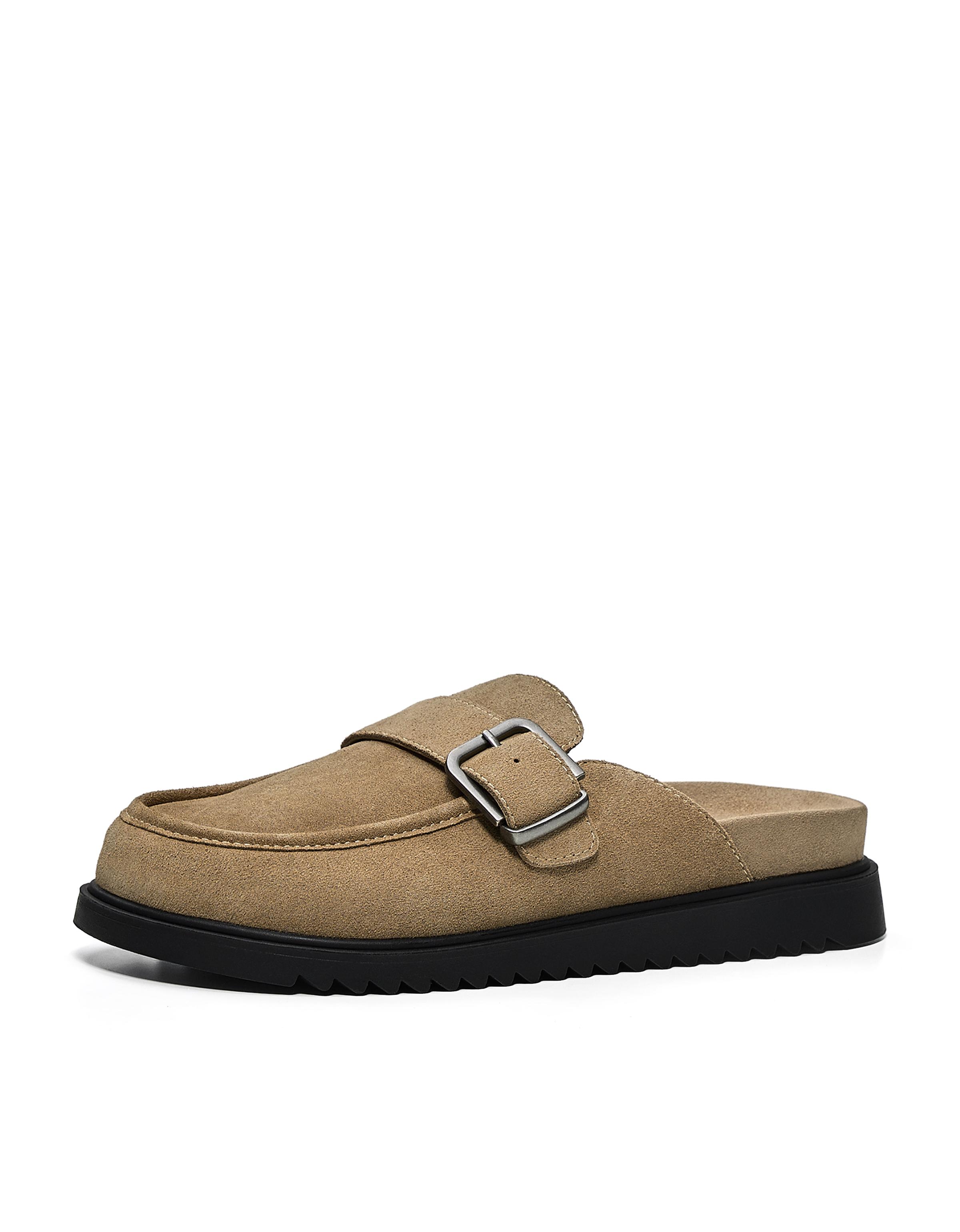 Buckle clogs — SAND
