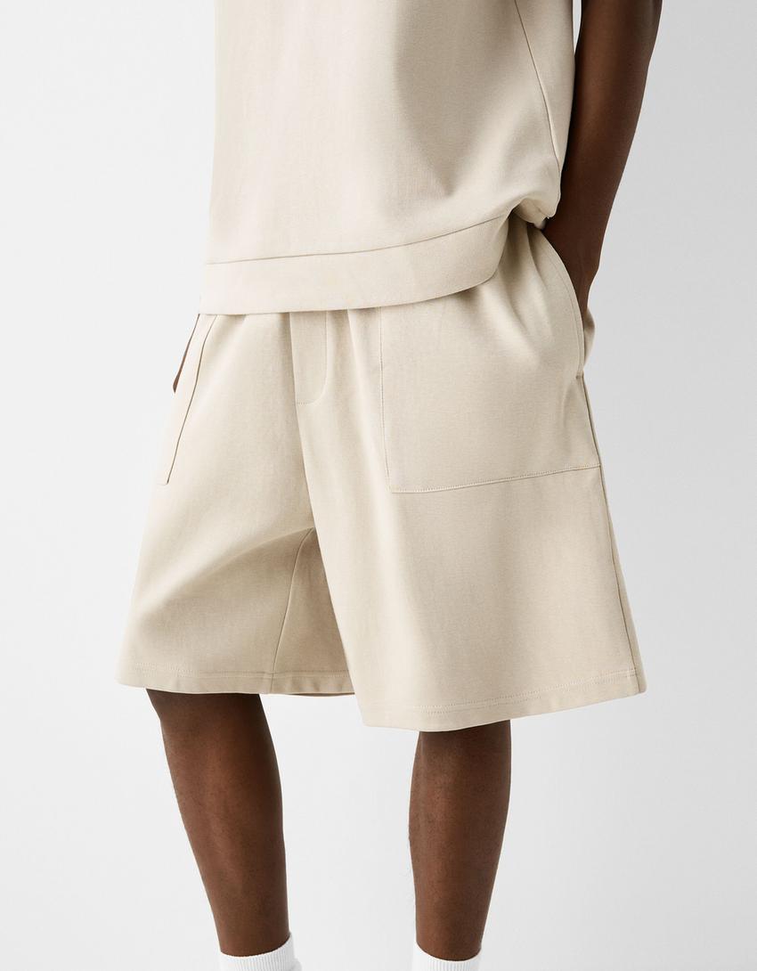 Bermuda interlock-Beige-3