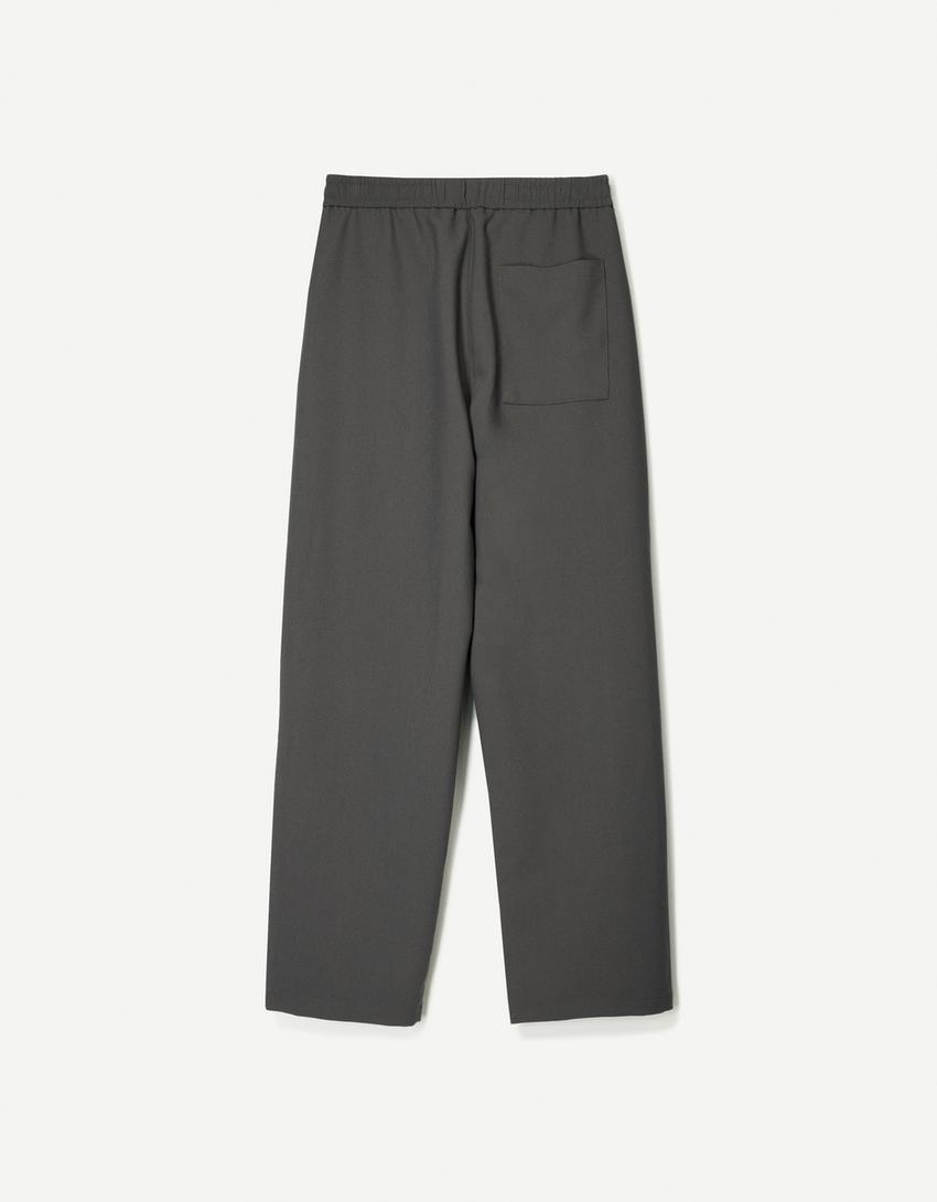 Straight fit tailored sweatpants