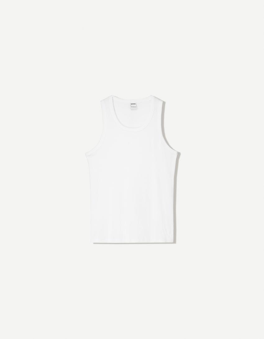 Ribbed vest top