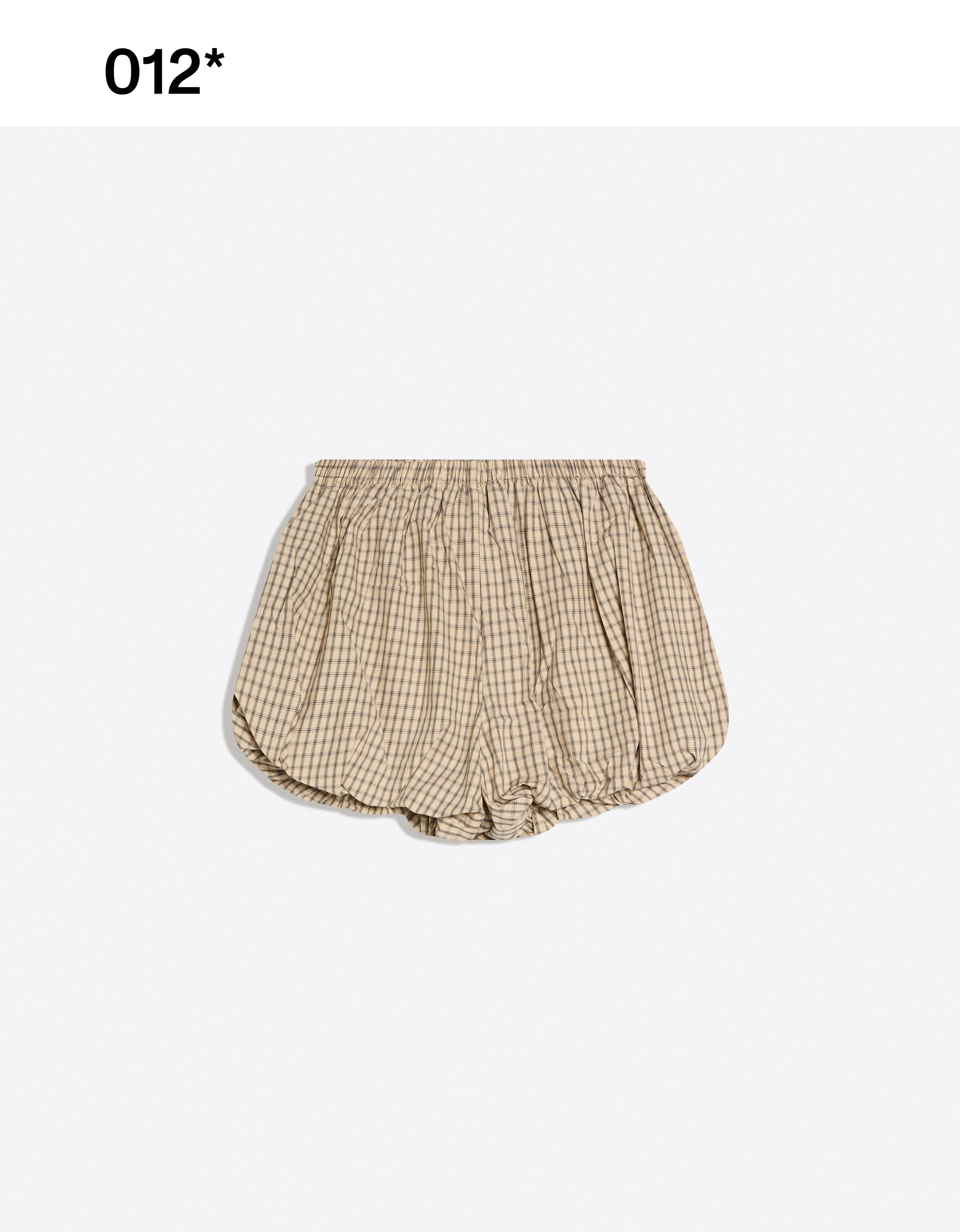 Baskılı balon şort etek - Görsel 21