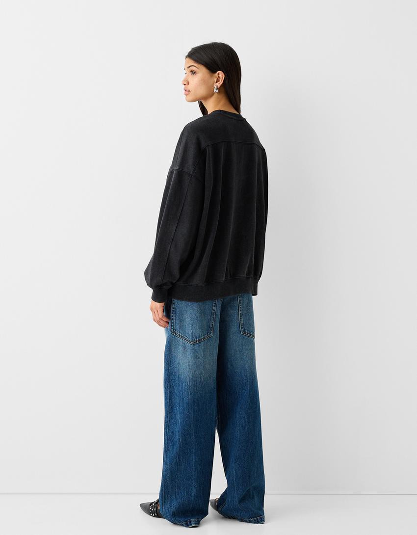 Sweat oversize-Gris-1