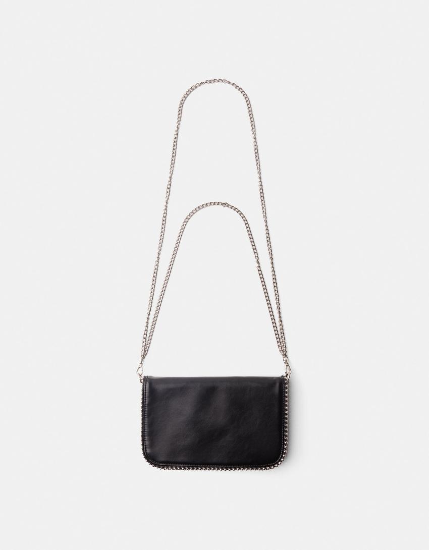 Sac à bandoulière multiposition similicuir-Noir-0
