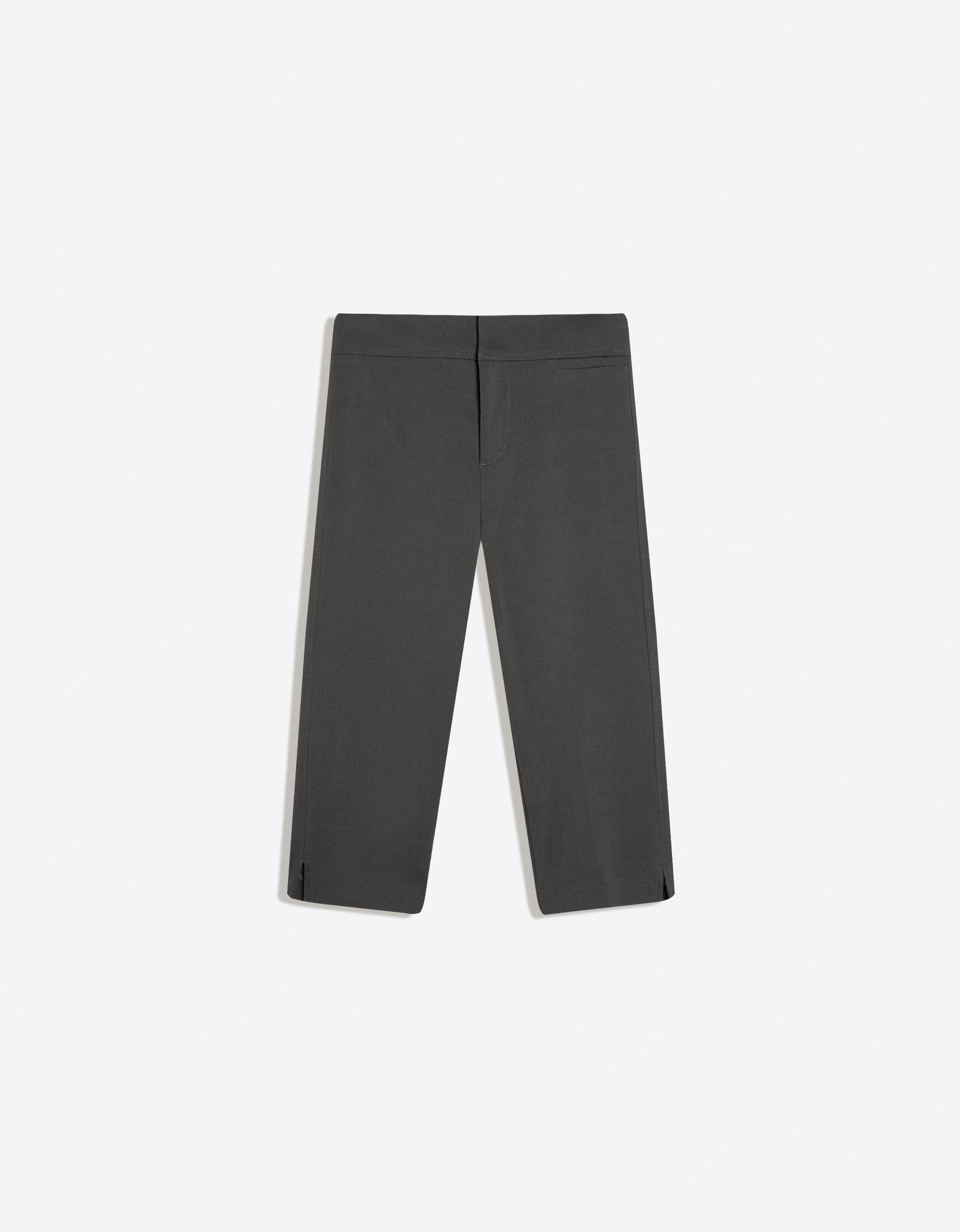 Bershka Pantalón Capri Bajo Aberturas Mujer 32 Gris