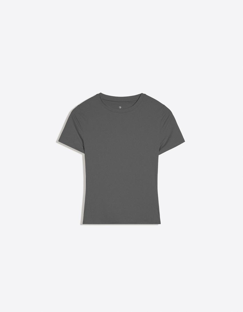Short sleeve technical T-shirt Breathable & Quick Dry-Graphite
