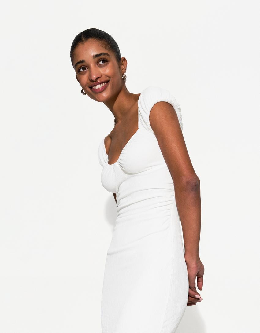 Midi dress-Off white