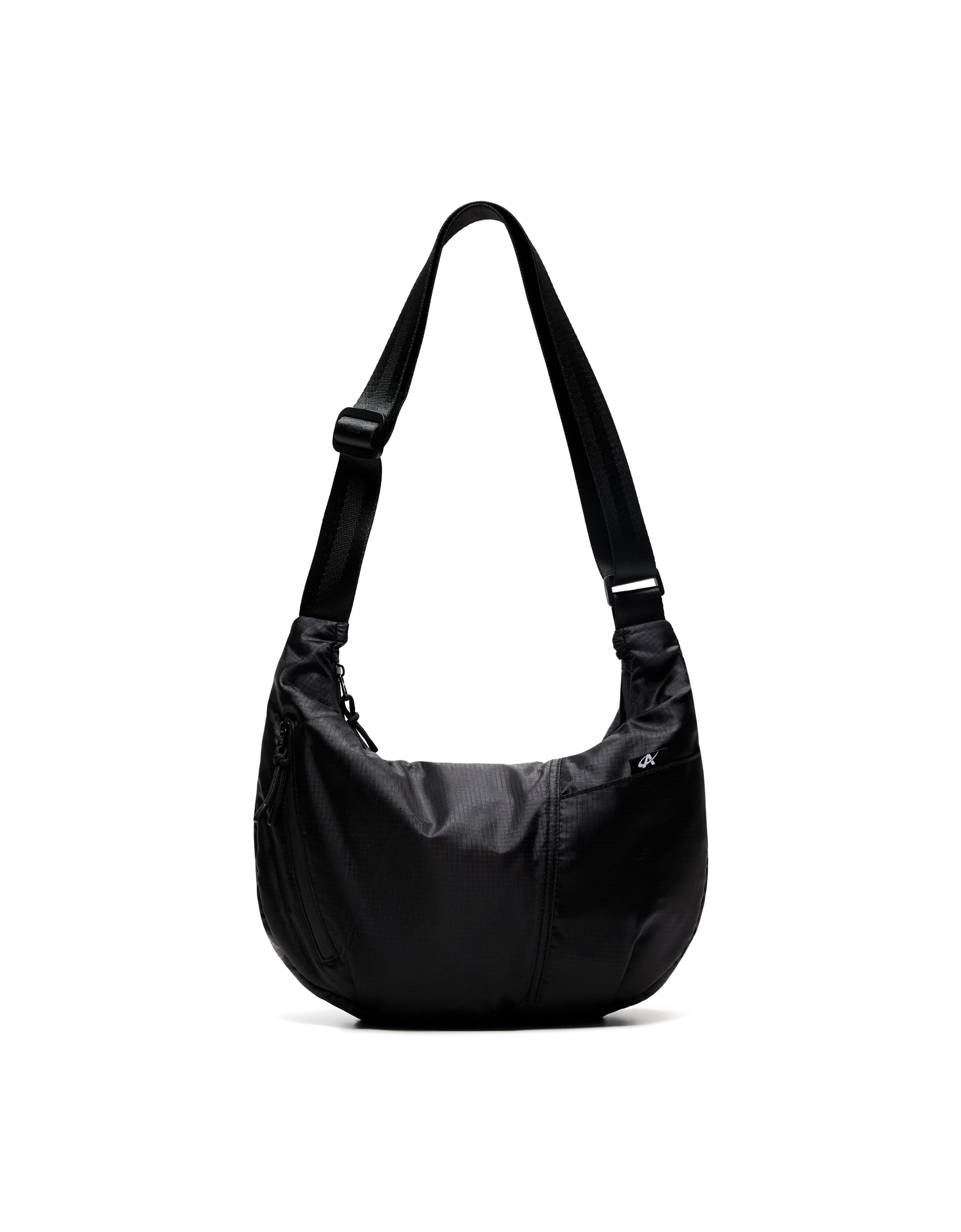 Technical multi-pocket bucket bag — Black