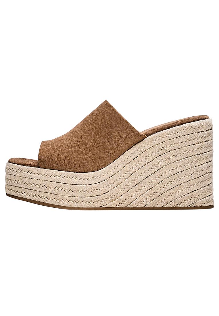 Jute wedge — Tan