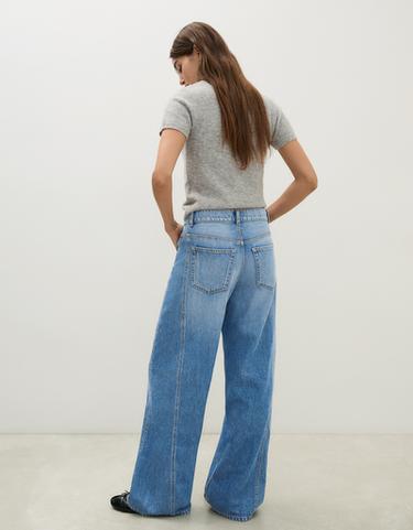 High-waist barrel jeans — Light blue 2