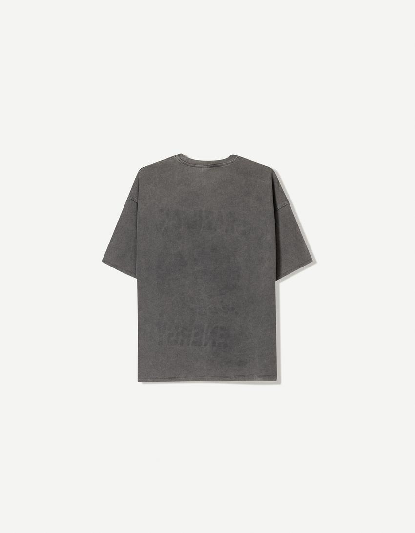 Camiseta Anitta Brazilian Energy manga corta-Gris-1