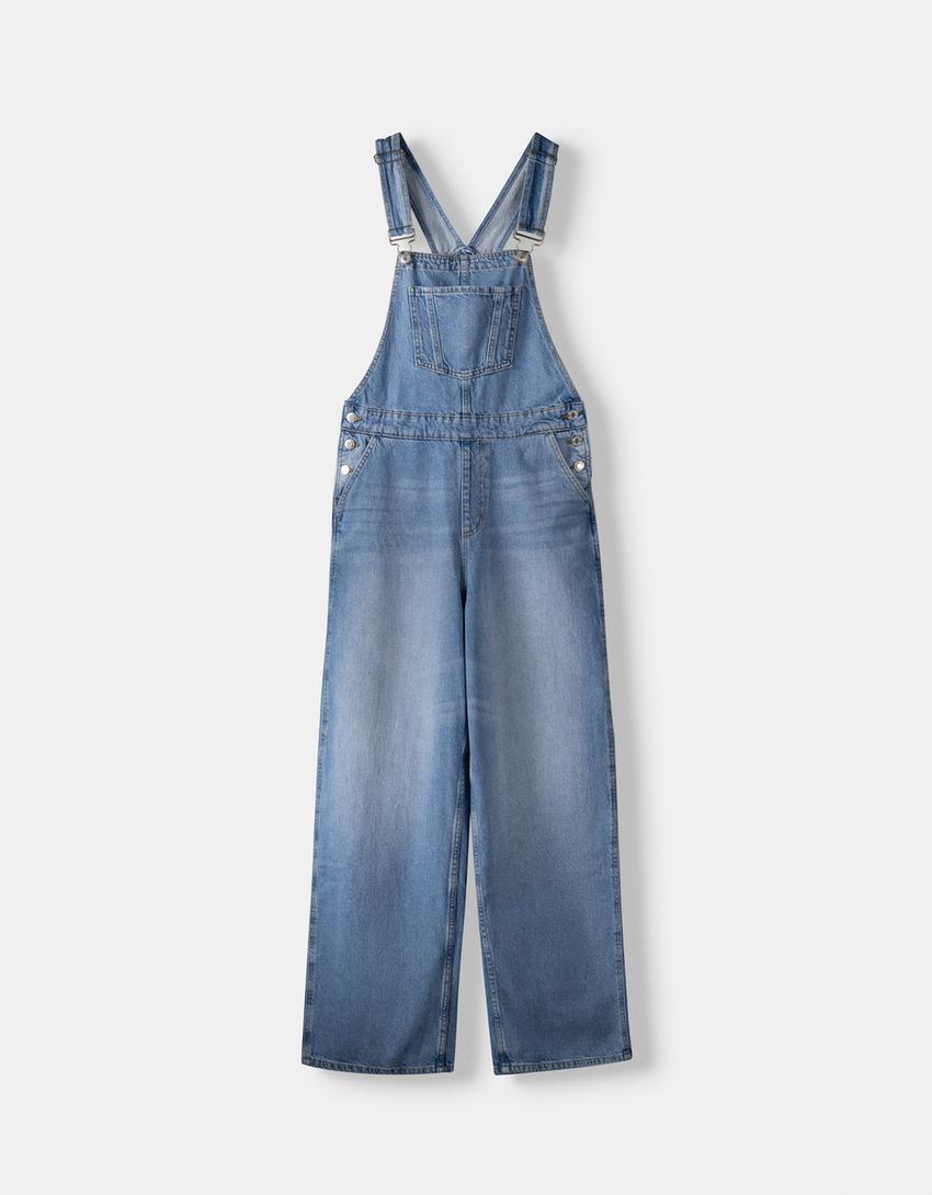 سالوبيت دنيم عمالي-أزرق فاتح-5