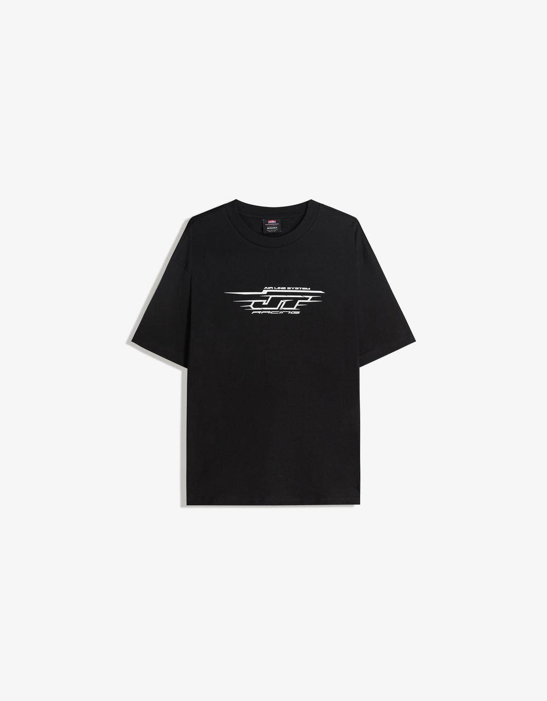 BMX Honda short sleeve print T-shirt