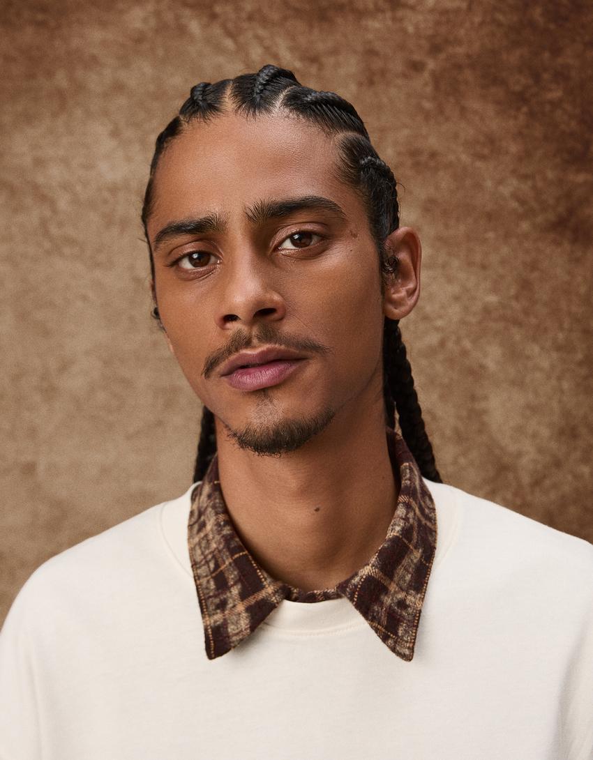 Printed short sleeve T-shirt-Off white