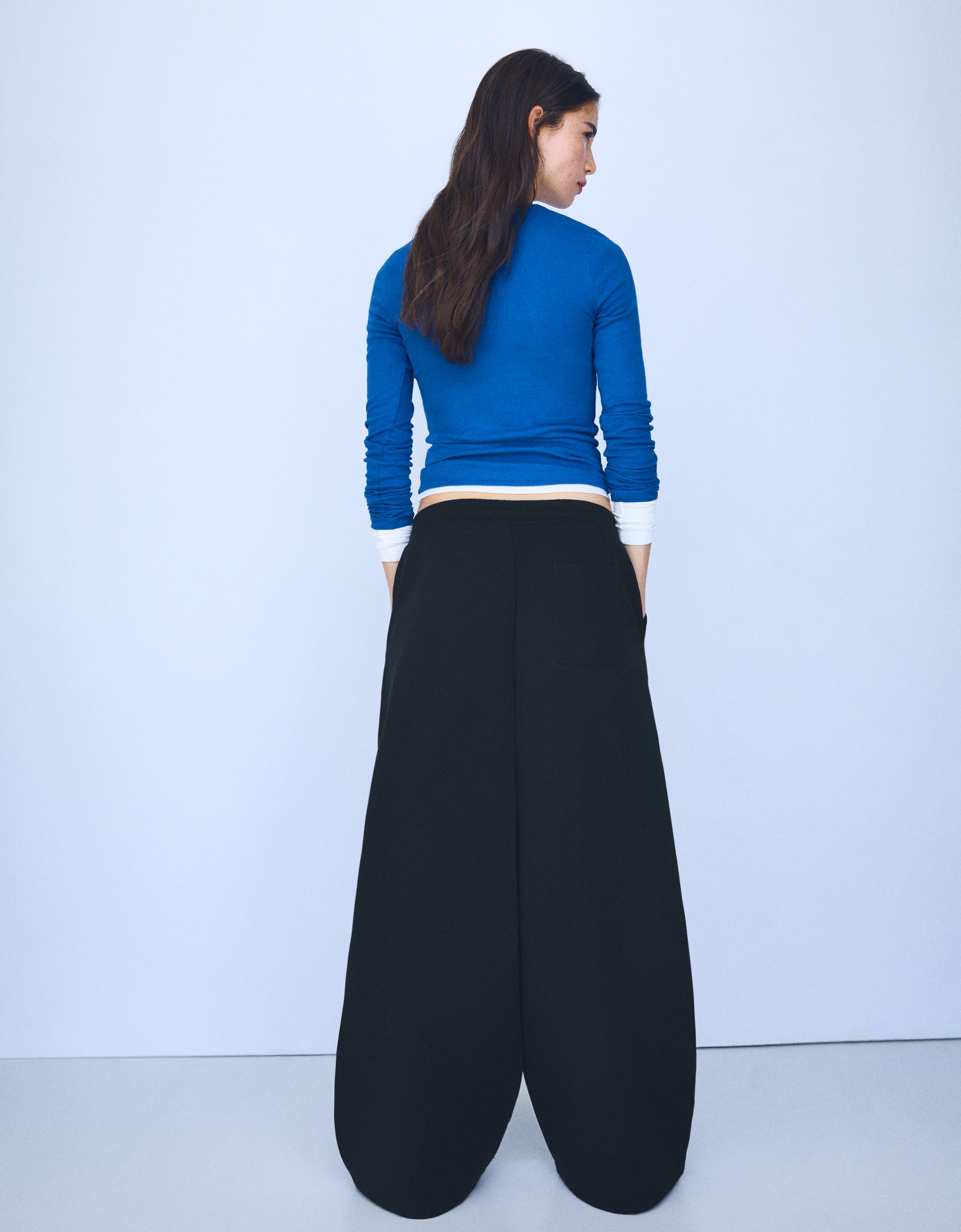Barrel trousers — Black