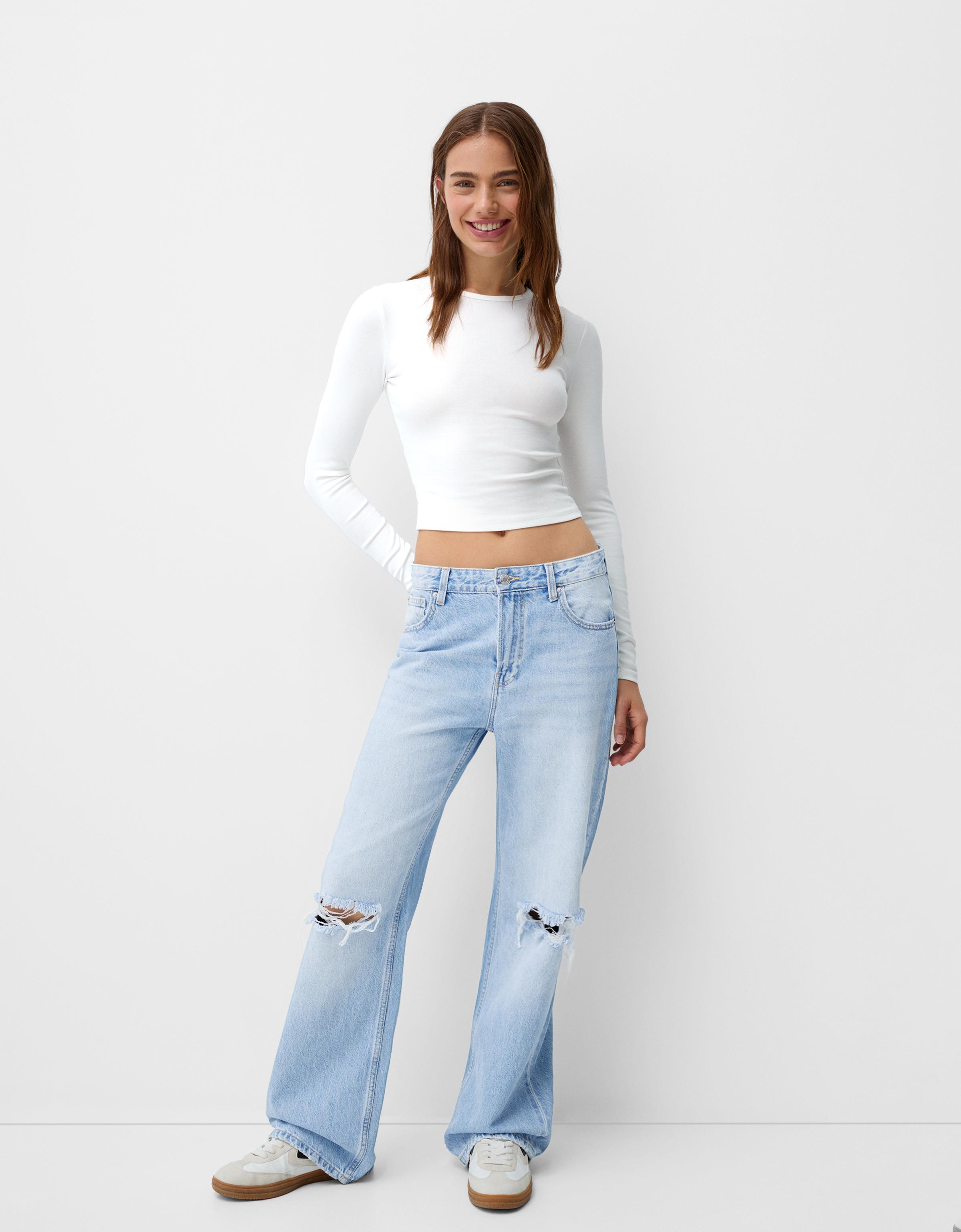 90s ripped jeans best sale