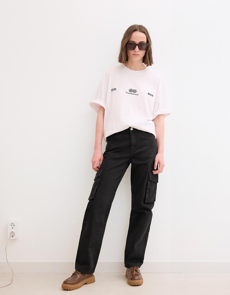 Straight kargo jean