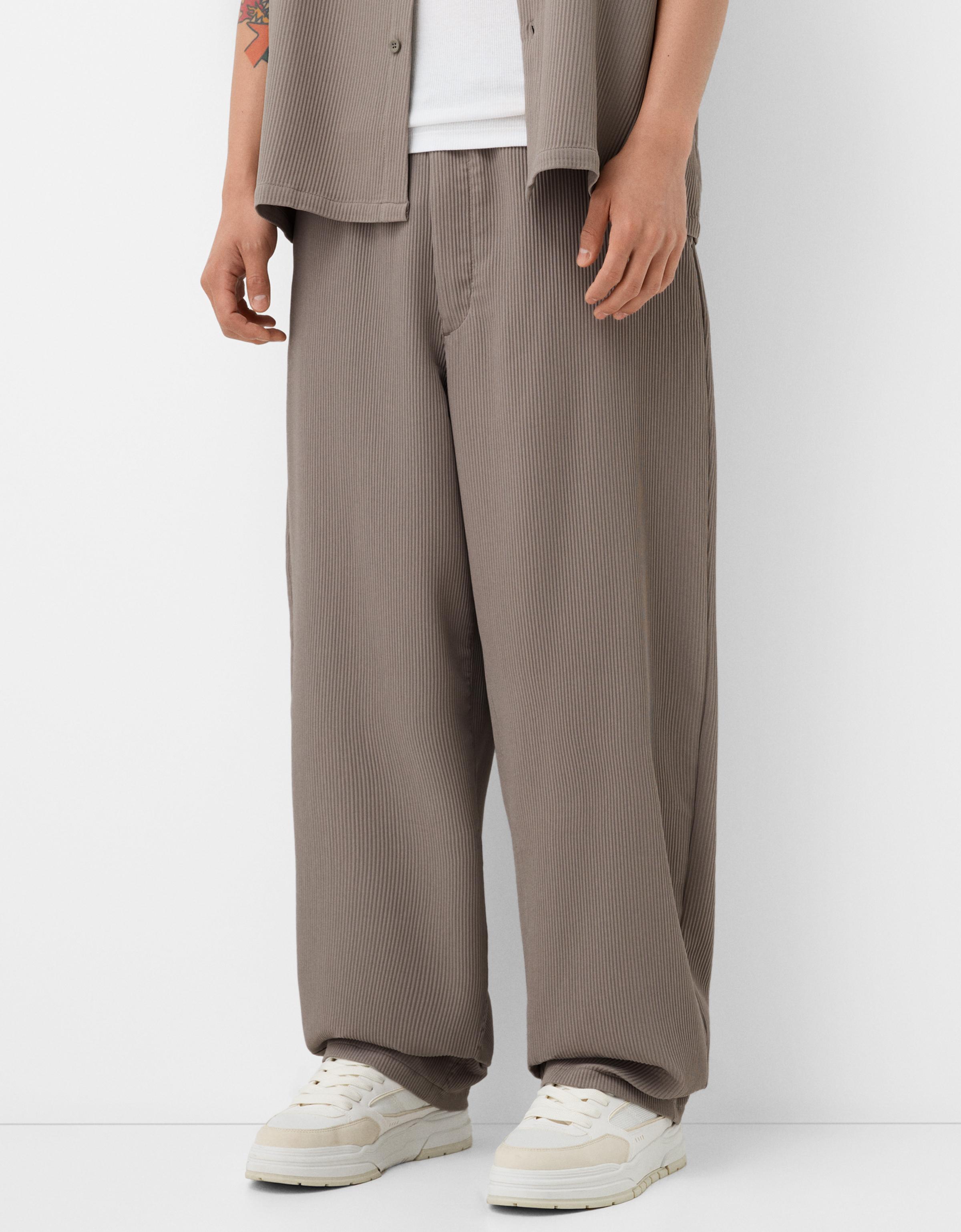 Pantalon plissé femme bershka sale