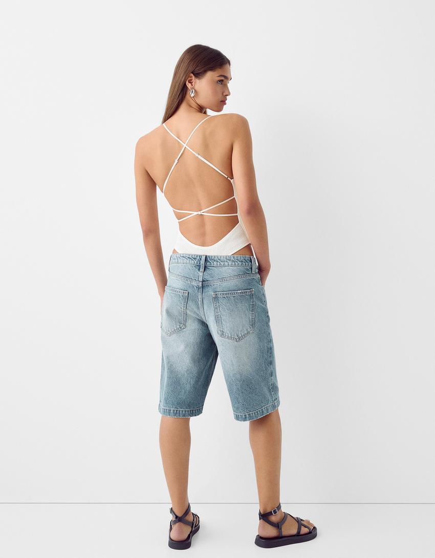 بودي rib بحمالات-أبيض مطفي-2