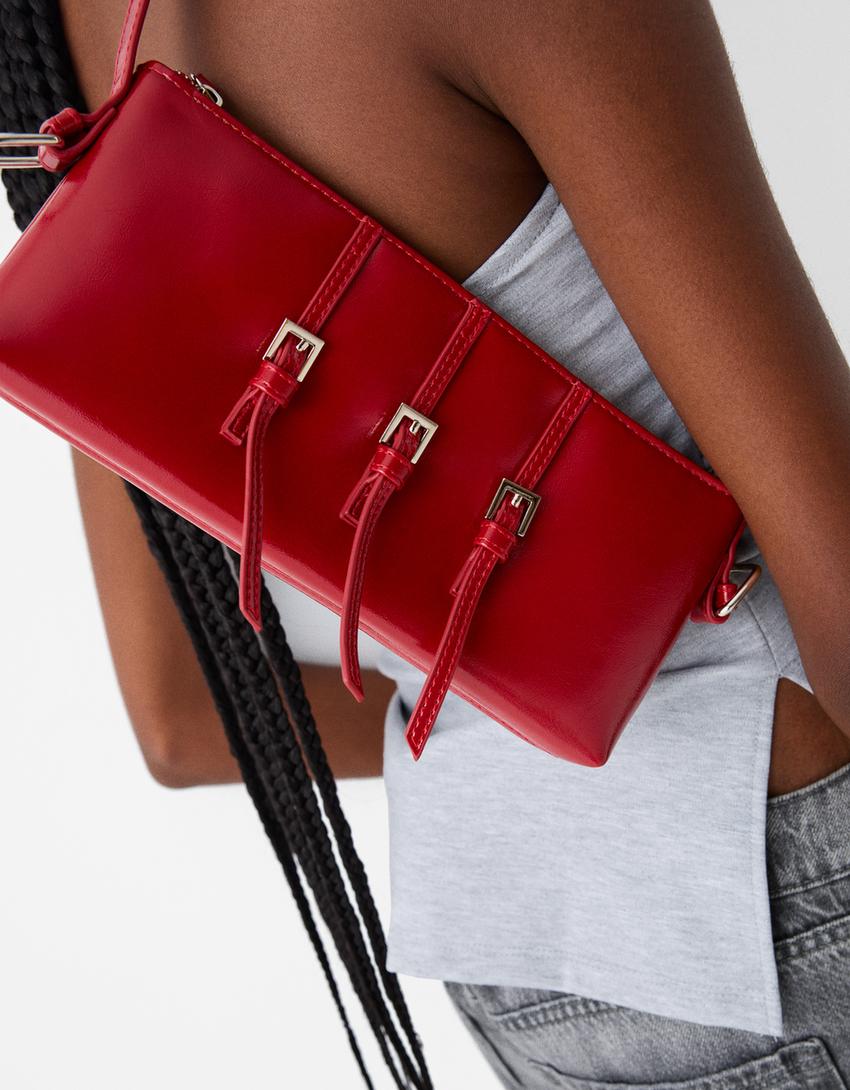 حقيبة كتف بإبزيم وحلقة-أحمر-3