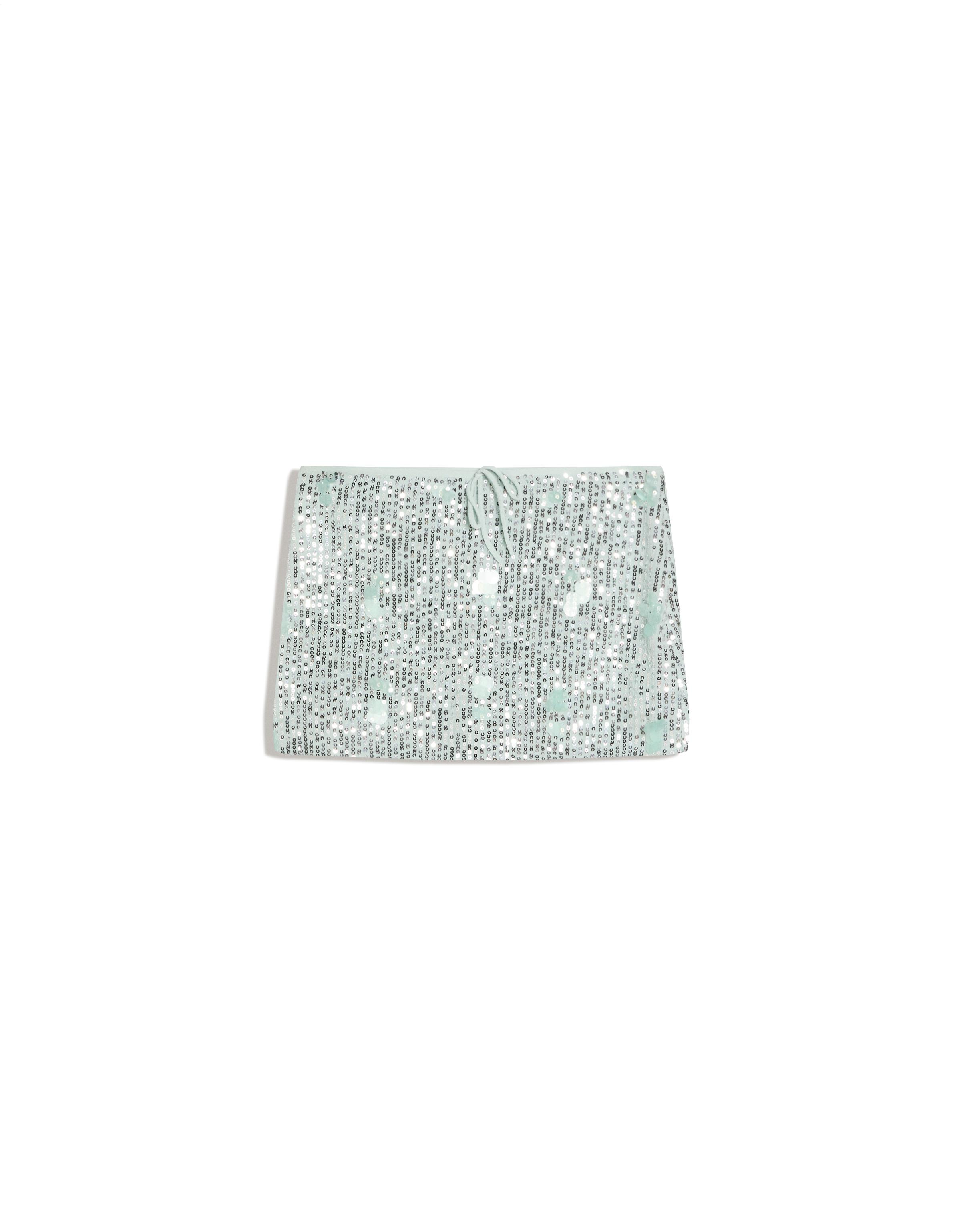 Sequin mini skirt