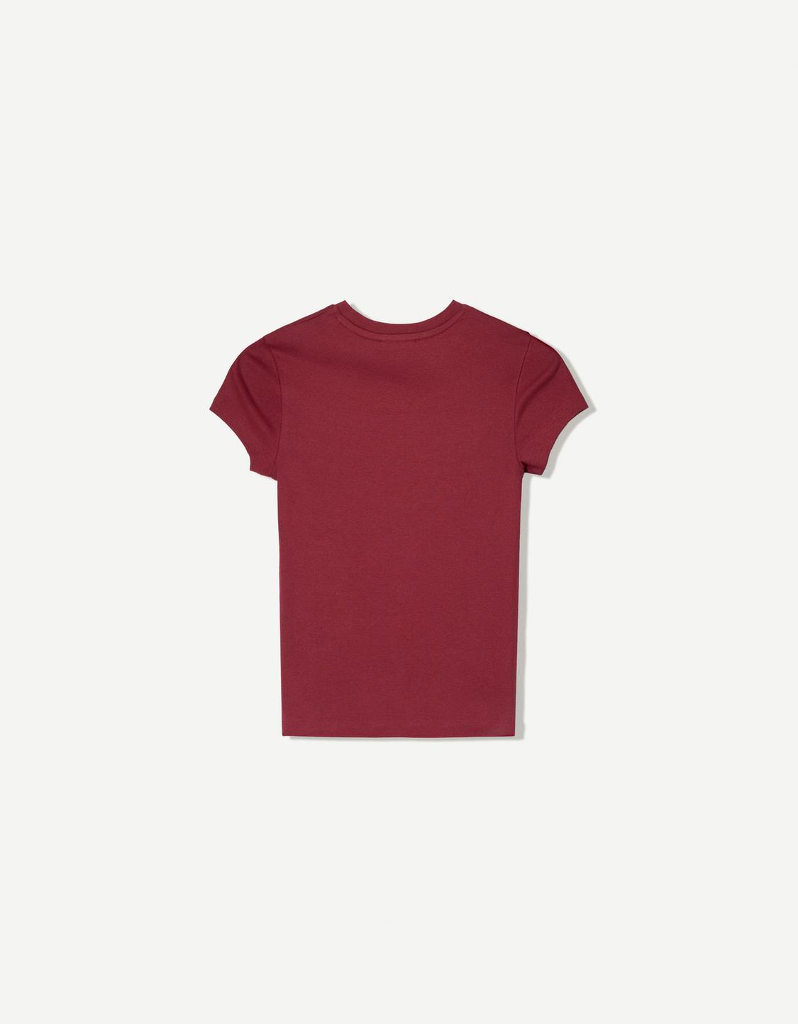 Short sleeve crew neck T-shirt