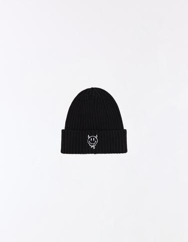 DEMON MELT embroidered beanie — Black 4