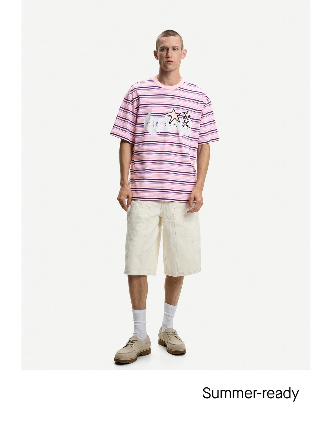 Short sleeve T-shirt with print