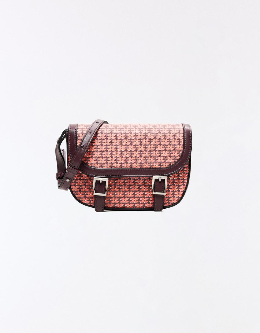 Monogram crossbody bag-Orange
