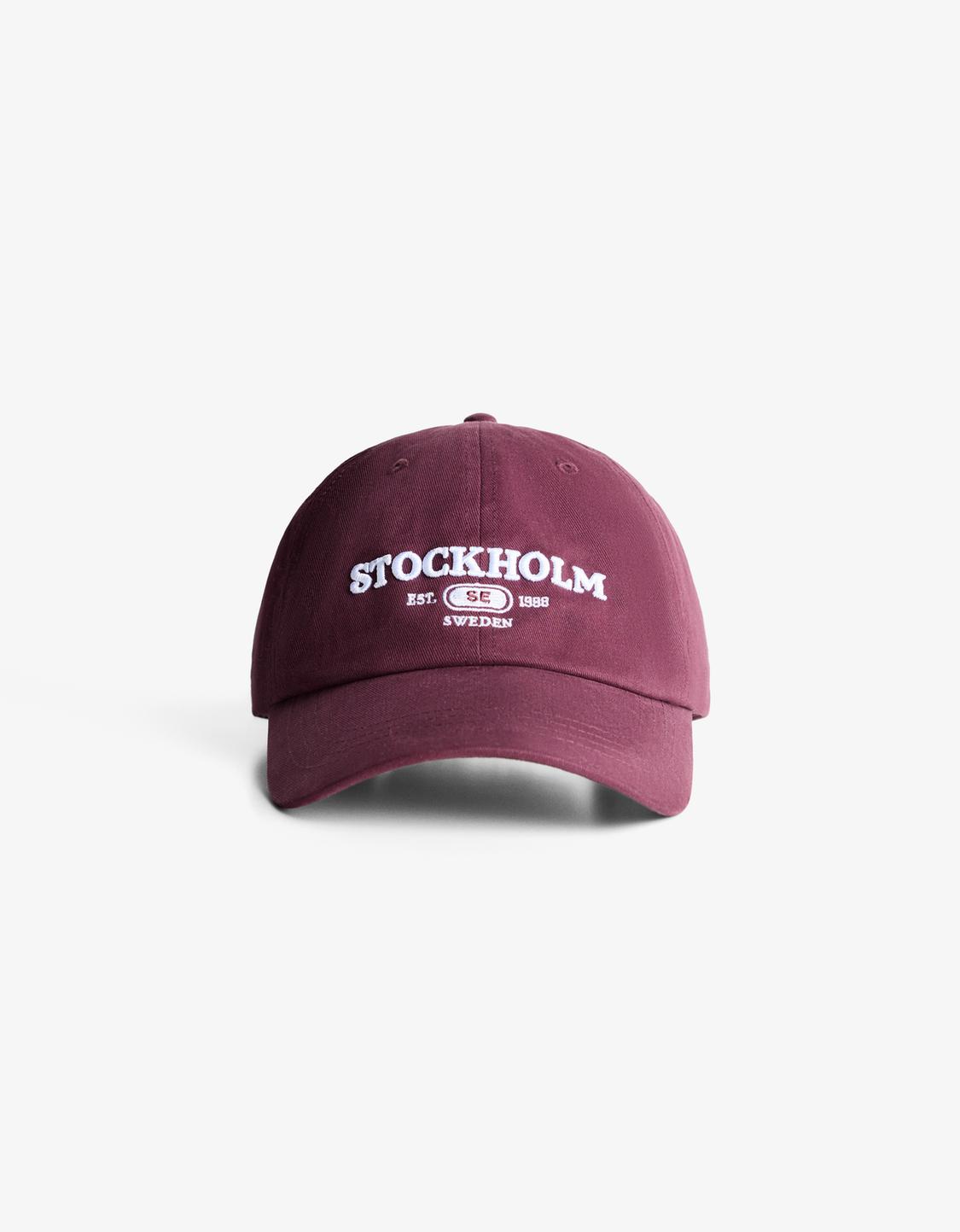 Embroidered cap