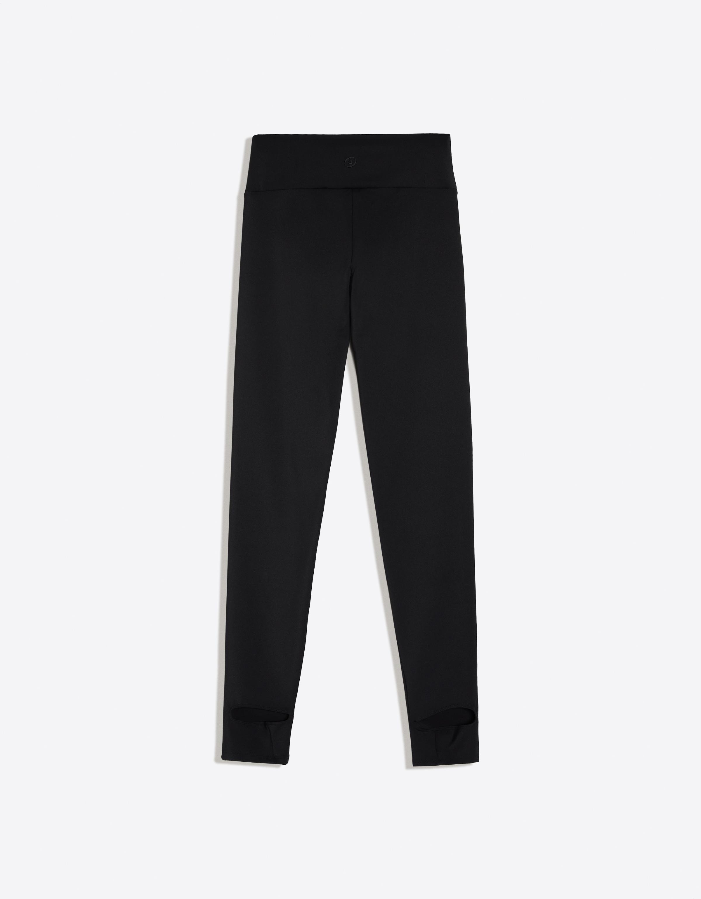 Technical fuseaux trousers — Black