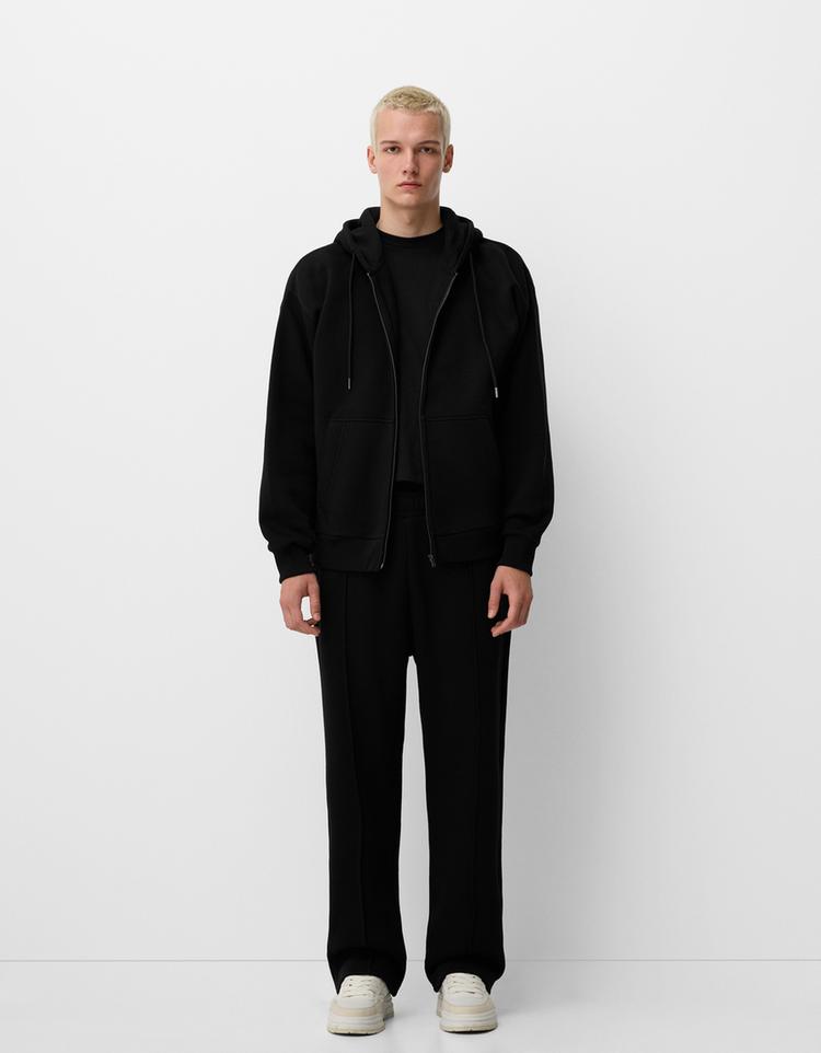 Sweatshirt ve wide leg pantolon takımı