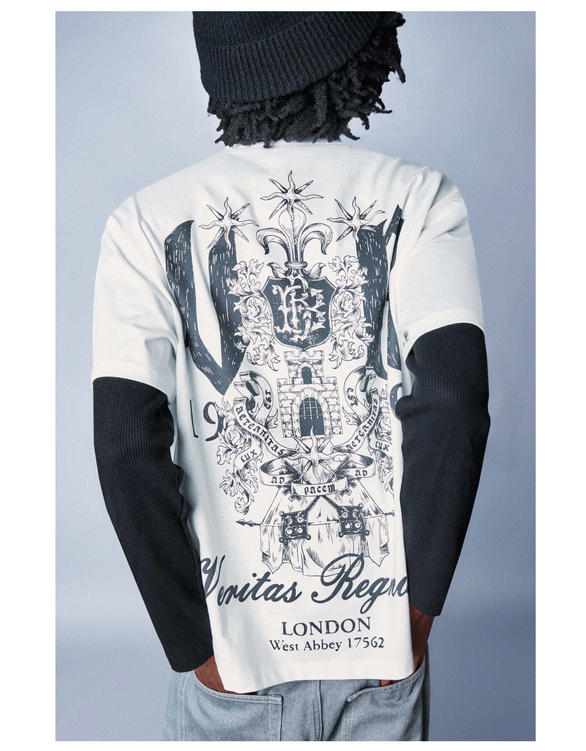 Short sleeve print T-shirt