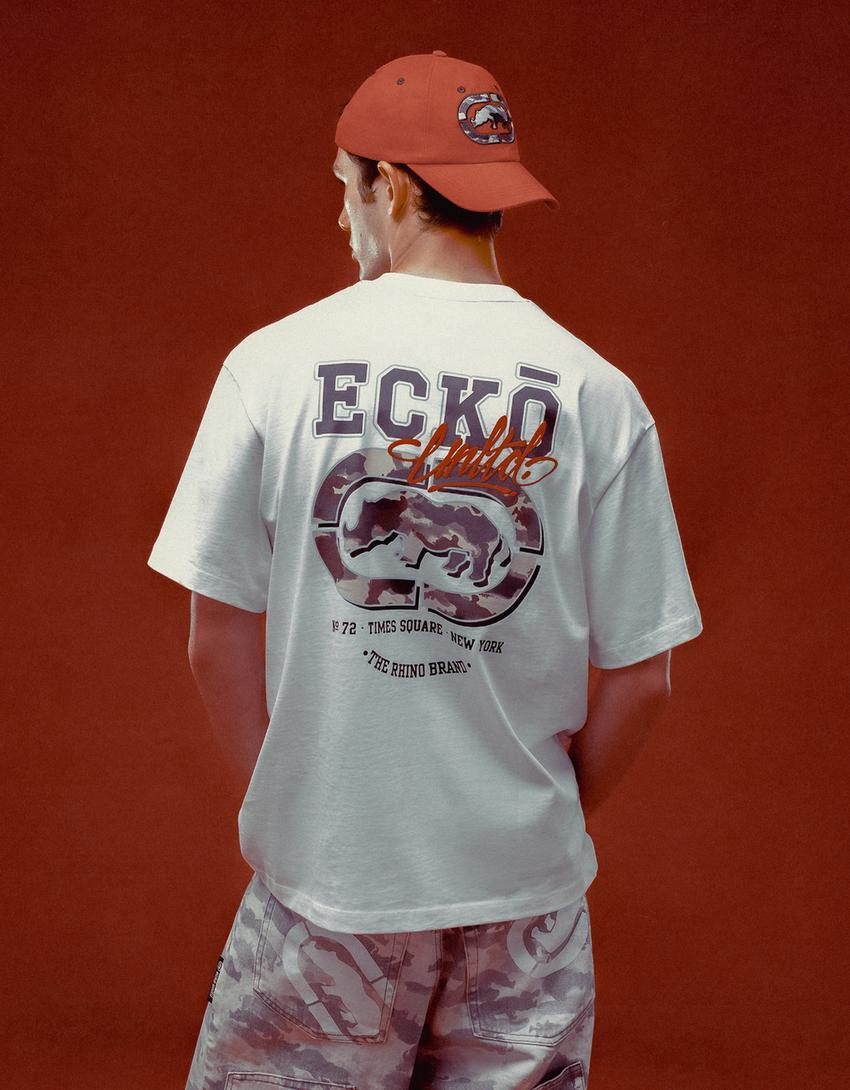 Čepice Ecko Unltd s nášivkami-Červená