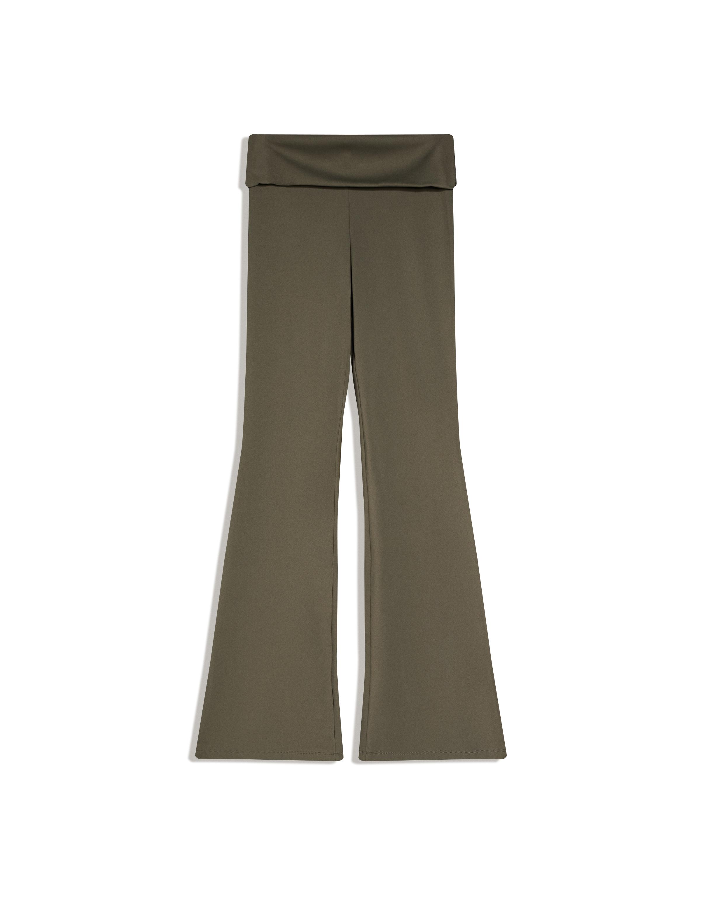 Teknik flare fit pantolon - Görsel 6