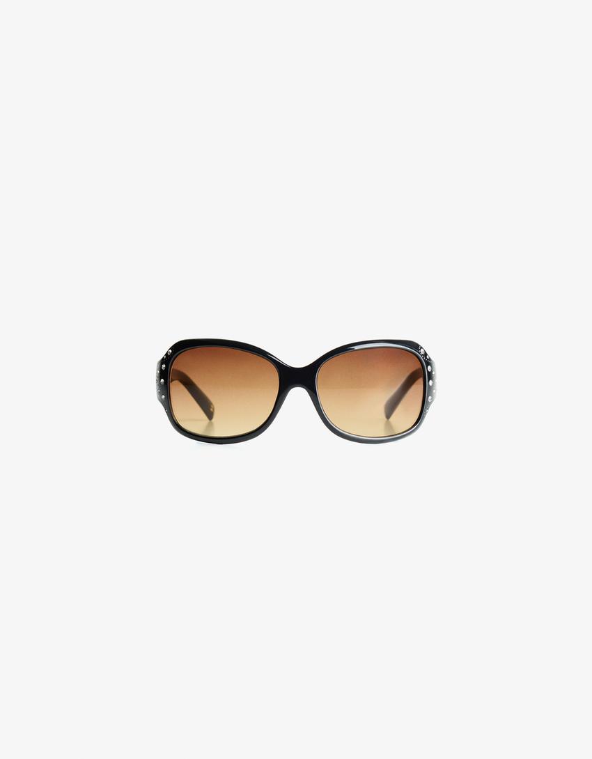 Gafas sol strass-Negro-3