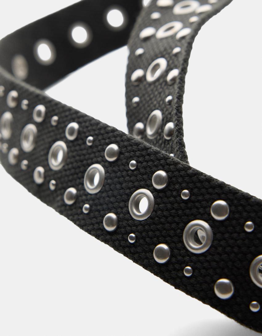 Ceinture œillets-Noir-2